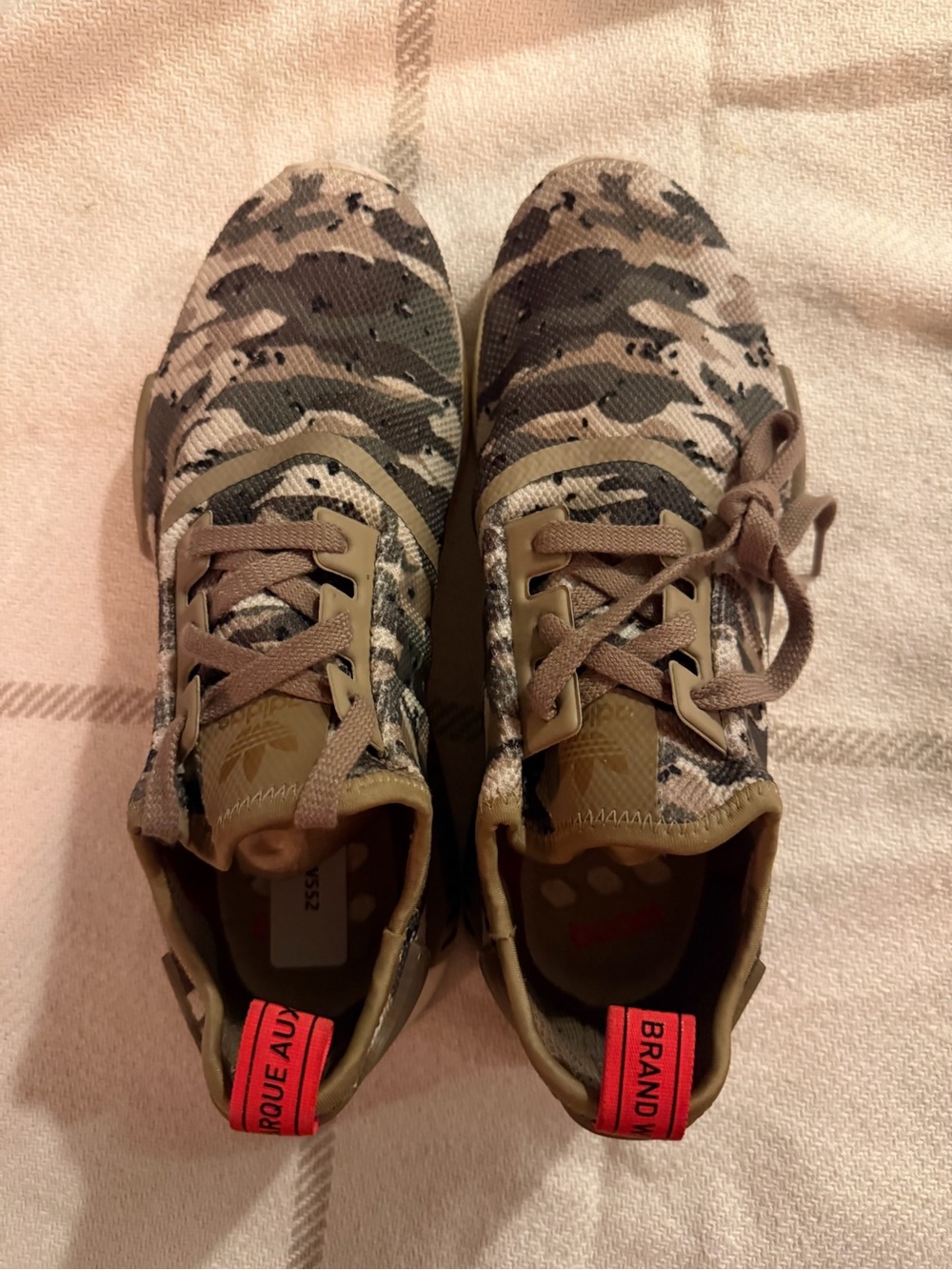 adidas Men's Camo Knit Athletic Shoes - Olive, Tan, Black